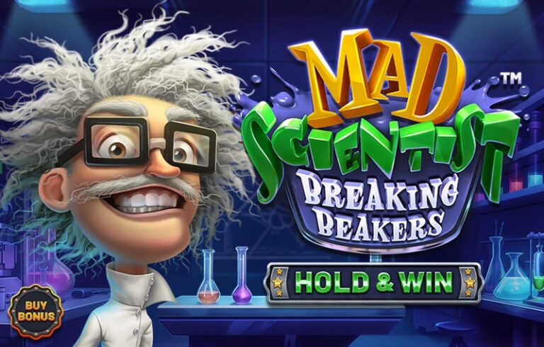 Mad Scientist Breaking Beakers Analisis Slot Bertema Laboratorium